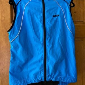 Blue Louis Garneau bicycling vest